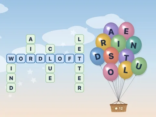 Wordloft: Balloon Crossword Cover